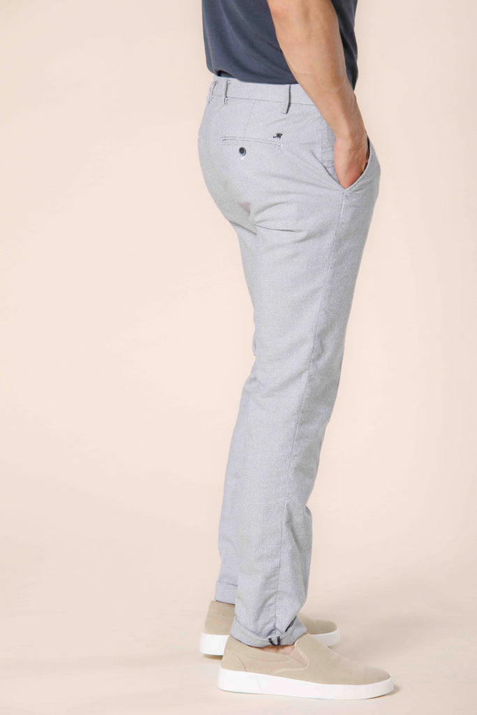 Immagine 5 di pantalone chino uomo in cotone bianco con microstampa modello Milano Style di Mason's  