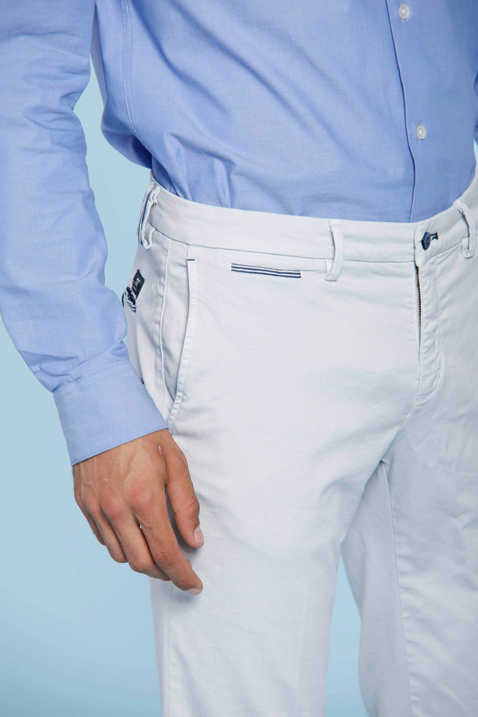 Forte dei Marmi Stripes Pantalon chino pour hommes en tricotine extra slim