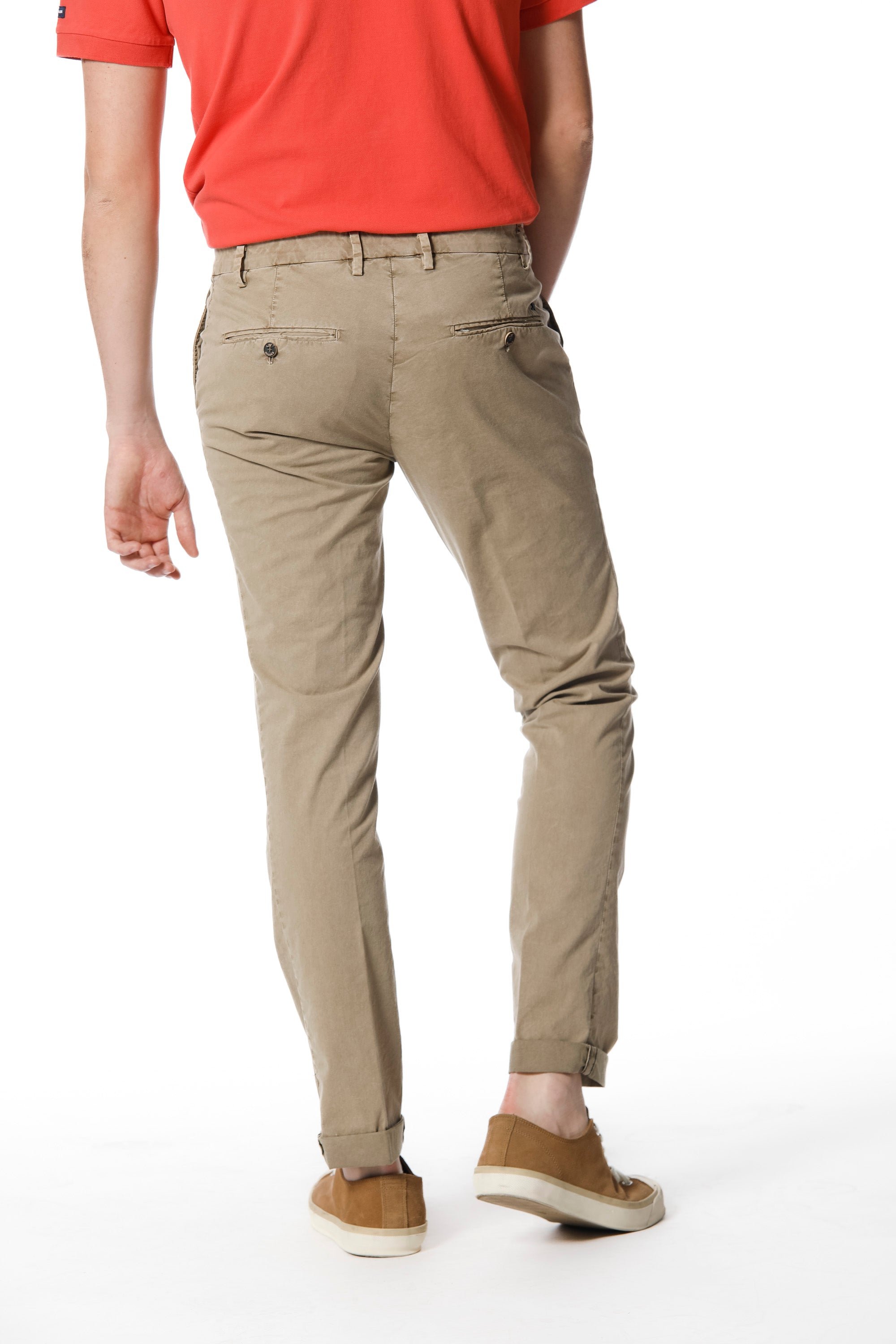 Milano Style Essential - Extra Slim Fit Herren-Chinohose aus Stretch-Twill