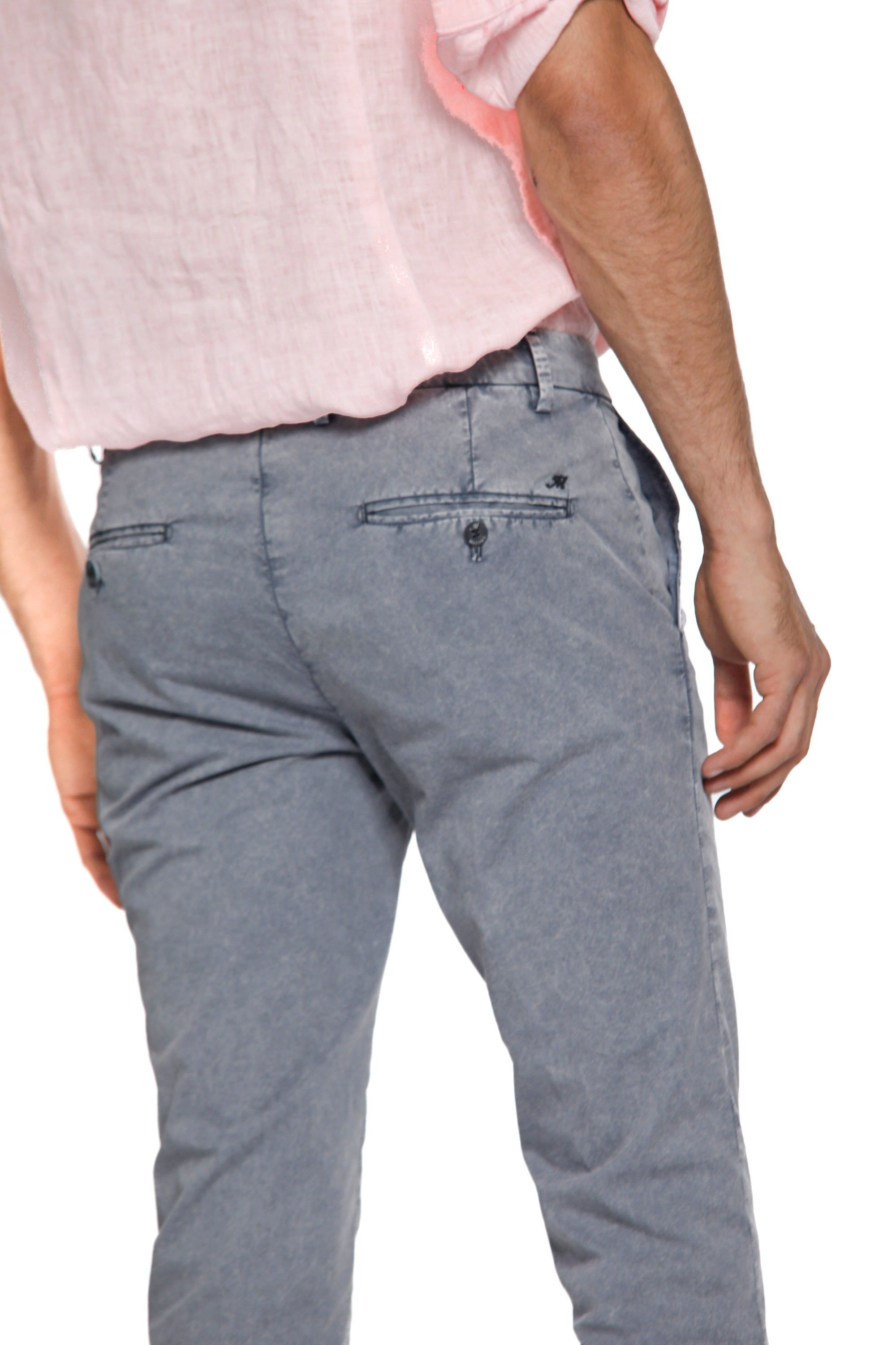 Milano Style Essential pantalone chino uomo in twill stretch extra slim fit