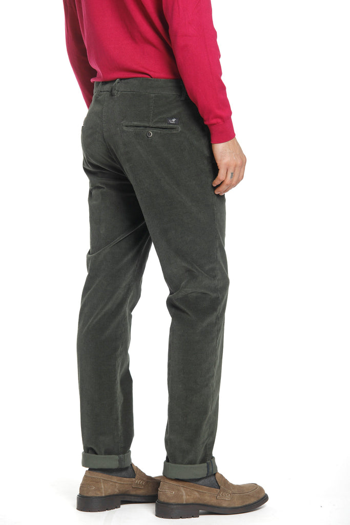 Torino Style pantalon chino homme en velours à rayures 1500 coupe slim ①