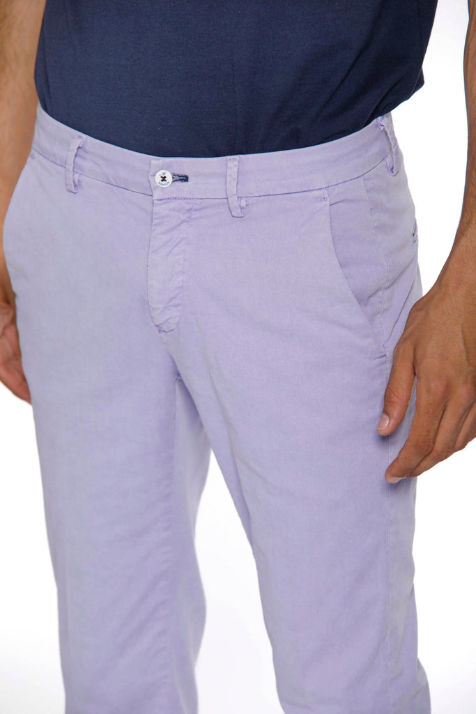 Torino Summer Color Pantalon chino homme spécial en coton slim fit