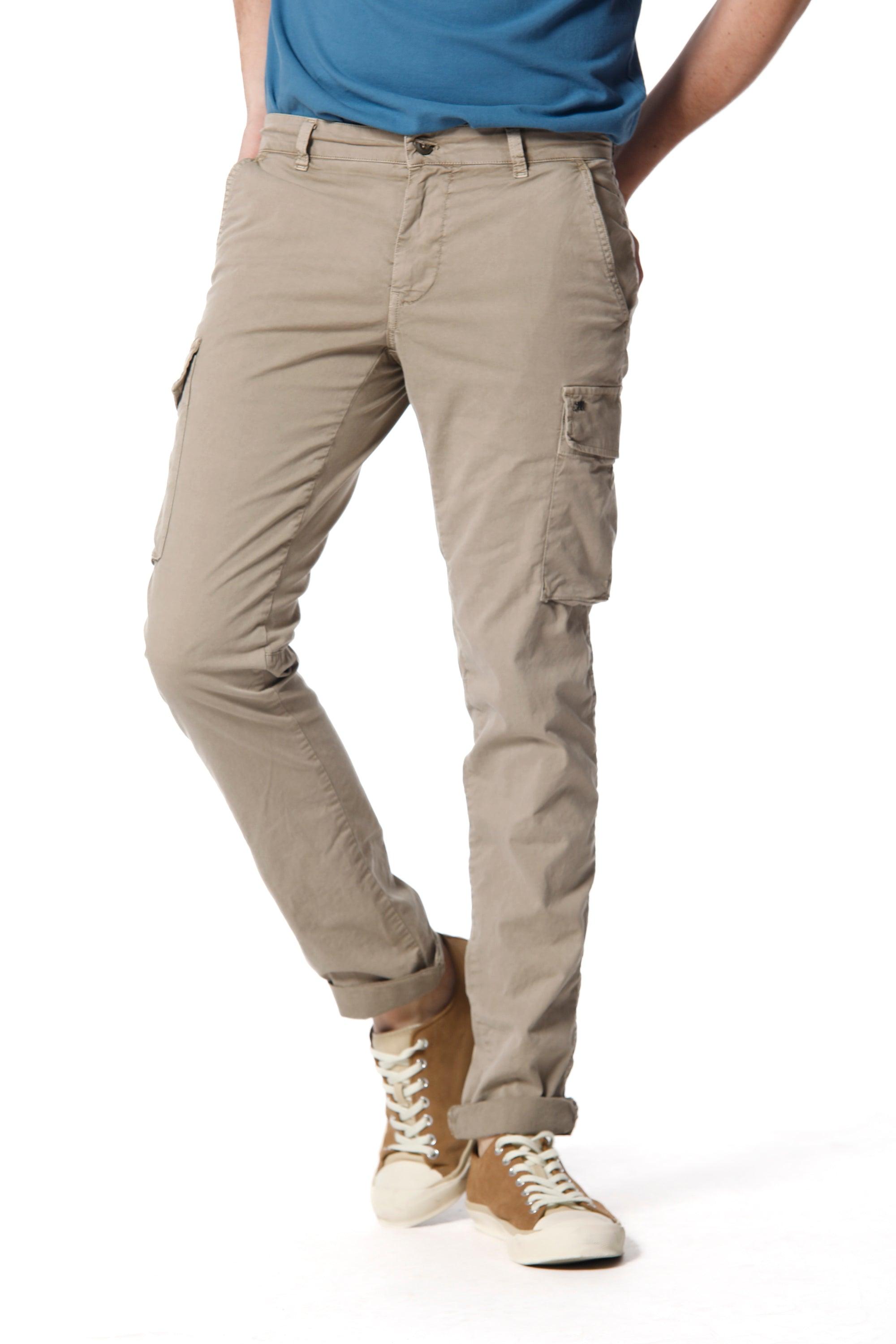 Chile pantalone cargo uomo in twill stretch con special washing extra slim fit - Mason's