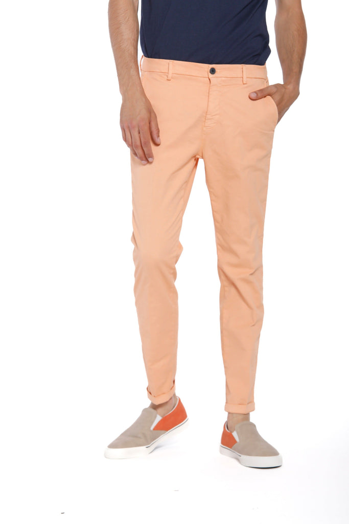 Osaka Style Pantalon chino homme en tricottine carrot fit